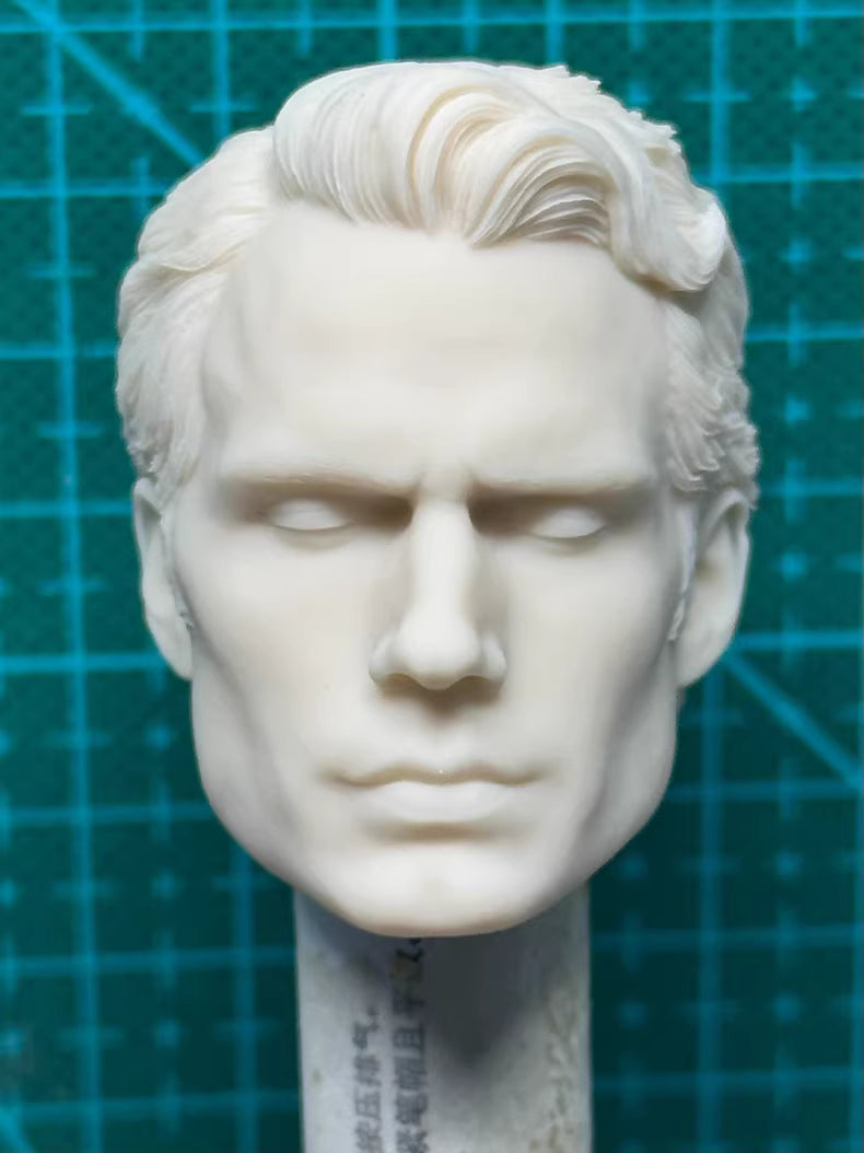 Henry Cavill 1/6 scale unpainted head sculpt