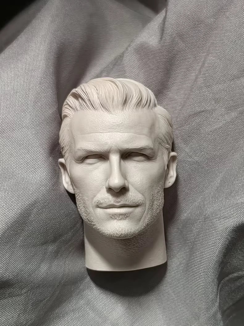 David Robert Joseph Beckham 1/6 scale unpainted head sculpt