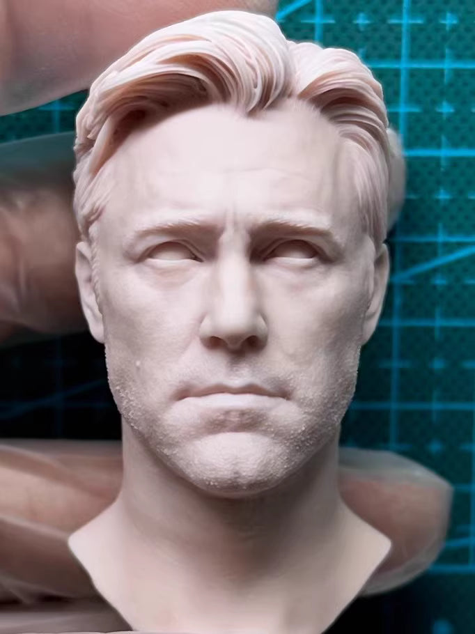 Ben Affleck Batman 1/6 scale unpainted head sculpt