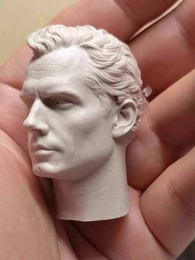 Henry Cavill Superman 1/6 scale unpainted head sculpt