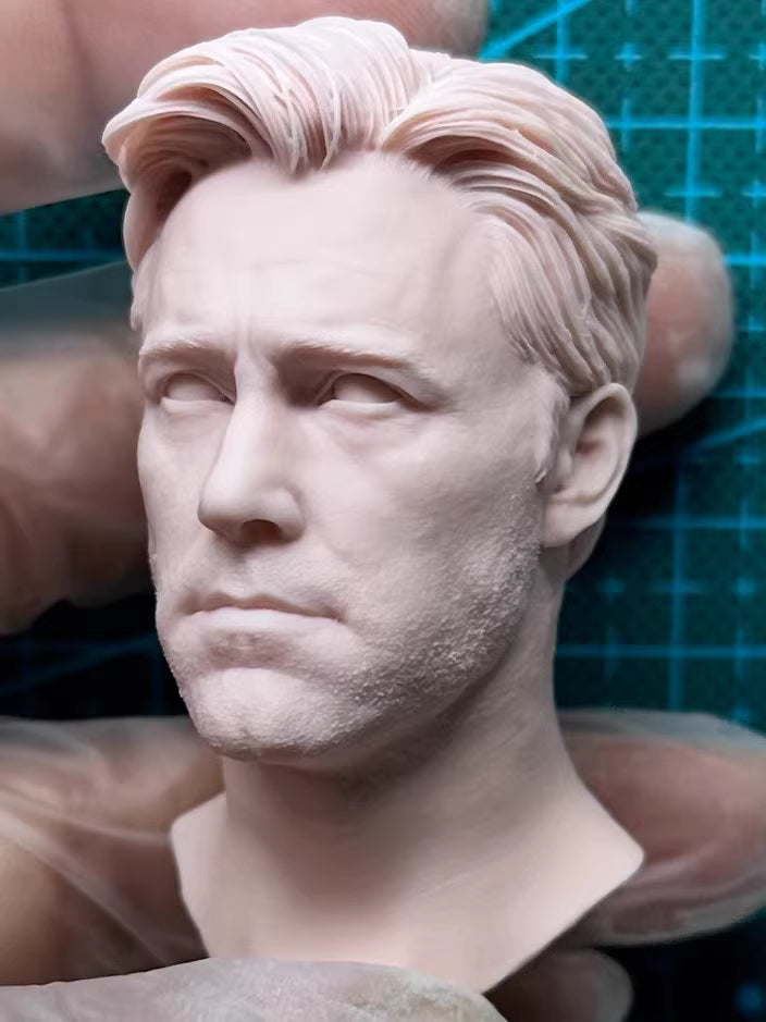 Ben Affleck Batman 1/6 scale unpainted head sculpt
