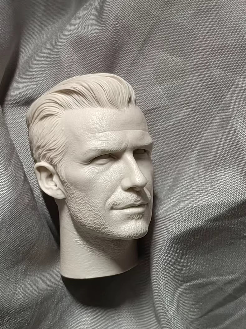 David Robert Joseph Beckham 1/6 scale unpainted head sculpt