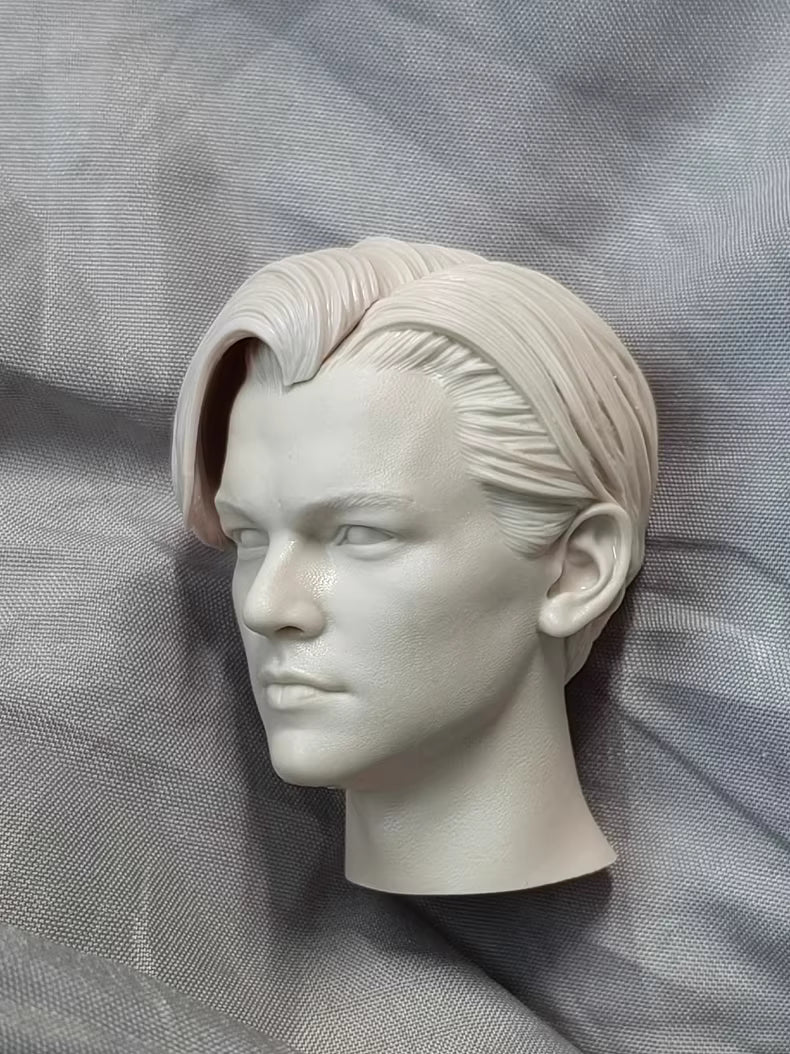 Leonardo Wilhelm DiCaprio Titanic Jack Dawson 1/6 scale unpainted head sculpt
