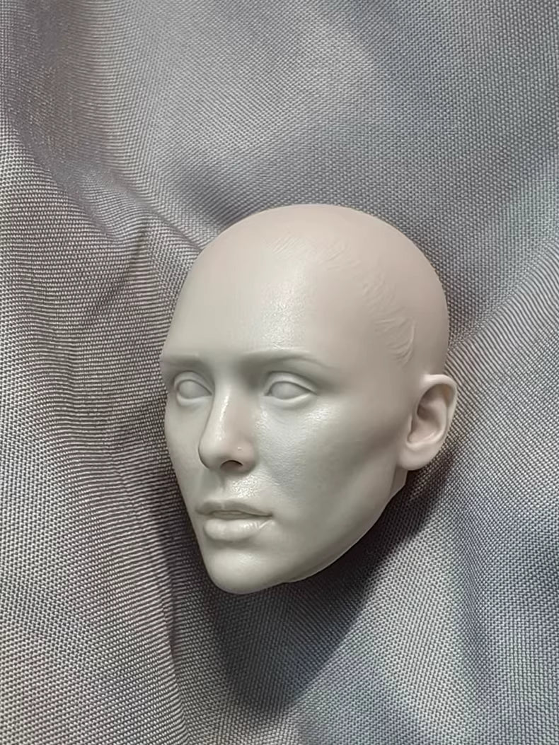 Elizabeth Olsen Scarlet Witch 1/6 scale unpainted head sculpt