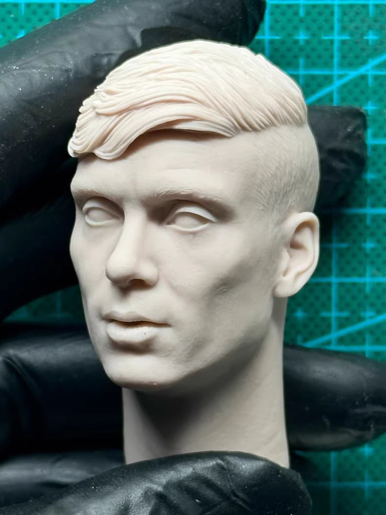 Cillian Murphy Peaky Blinders 1/6 scale unpainted head sculpt