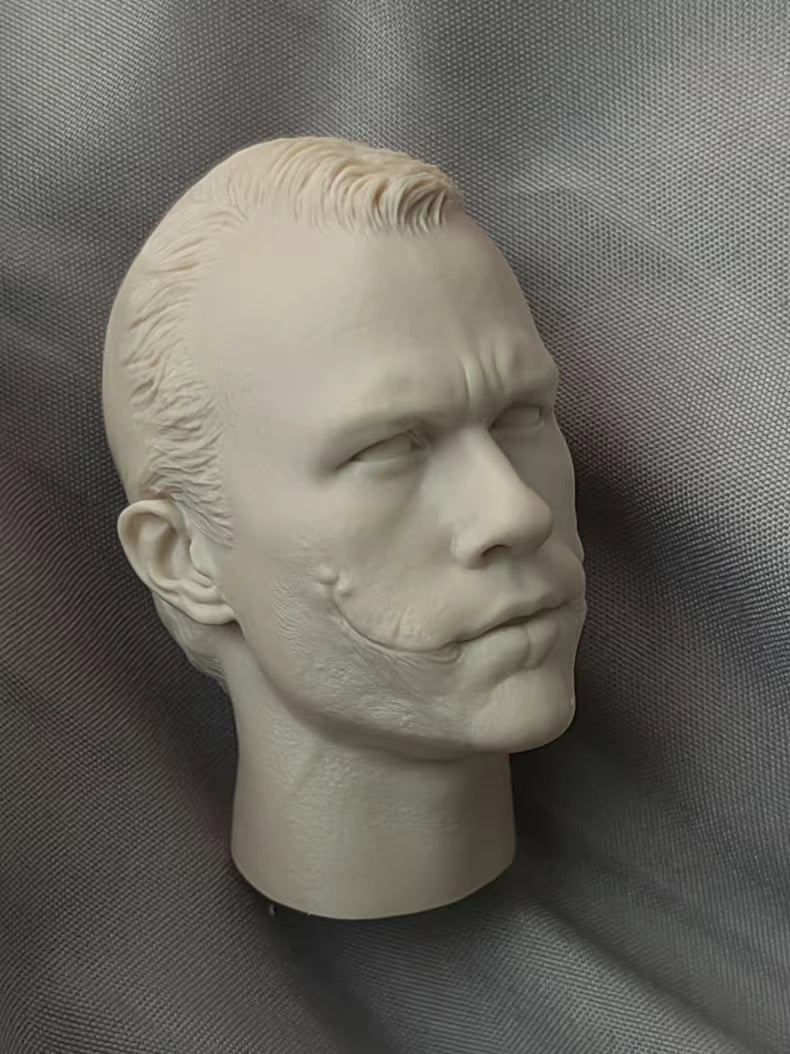 Heath Ledger Joker 1/6 scale unpainted head sculpt
