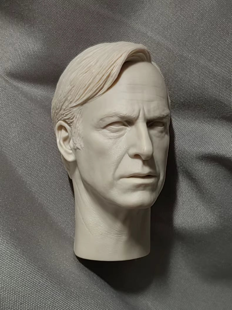 Bob Odenkirk Saul Goodman 1/6 scale unpainted head sculpt