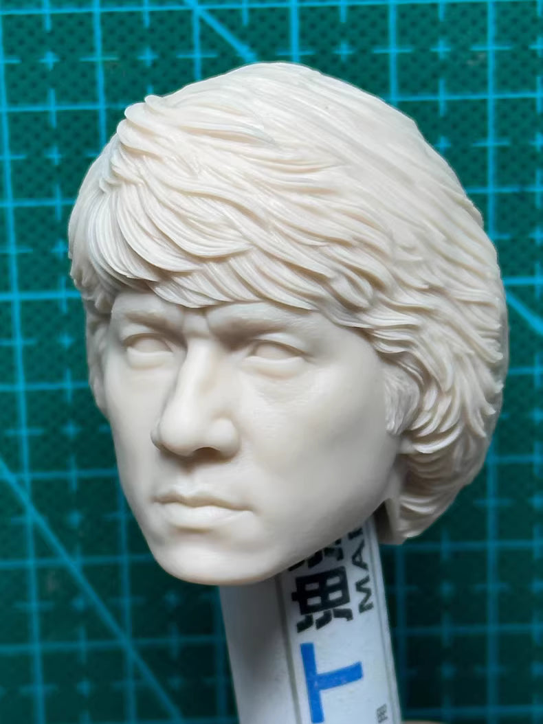 Jackie Chan 1/6 scale unpainted head sculpt