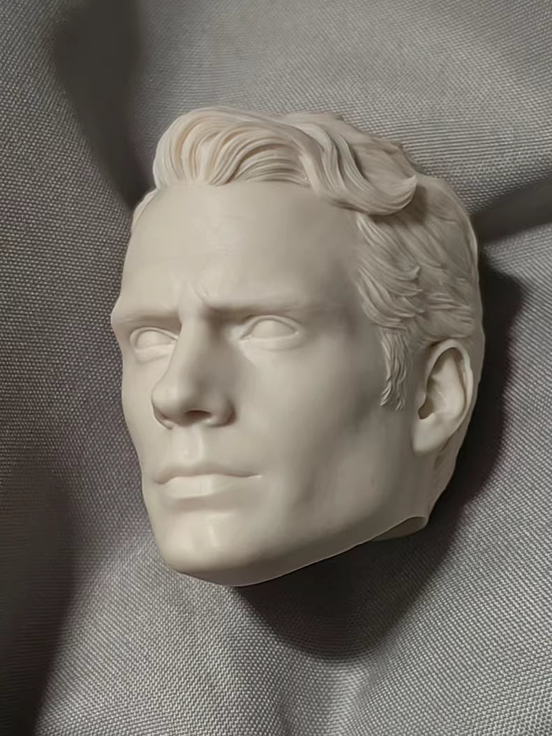 Henry Cavill Superman 1/6 scale unpainted head sculpt