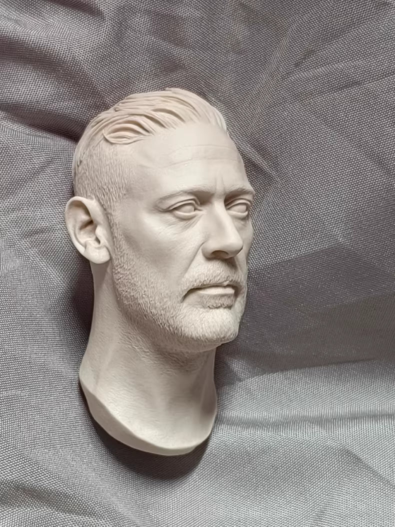 Jeffrey Dean Morgan The Walking Dead Negan 1/6 scale unpainted head sculpt