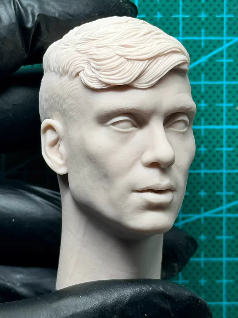 Cillian Murphy Peaky Blinders 1/6 scale unpainted head sculpt