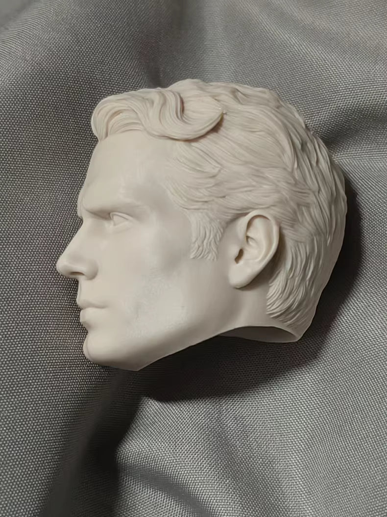 Henry Cavill Superman 1/6 scale unpainted head sculpt