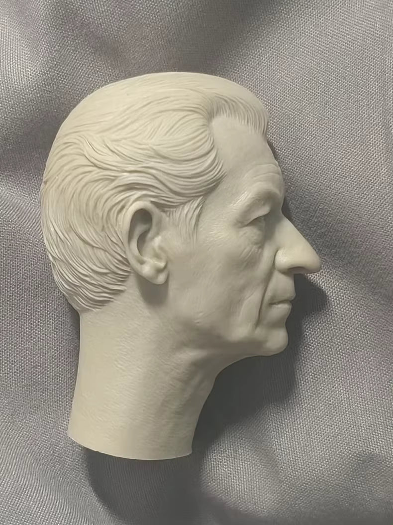 Ian McKellen Gandalf 1/6 scale unpainted head sculpt