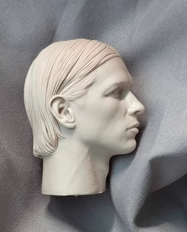 Fernando Jose Torres Sanz 1/6 scale unpainted head sculpt