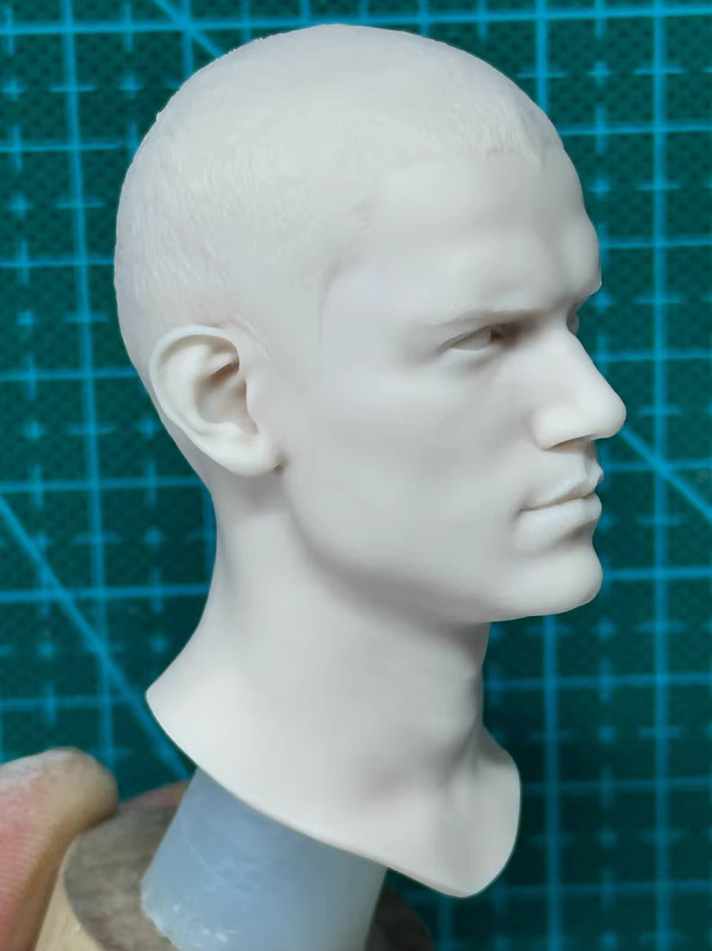 Wentworth Miller 1/6 scale unpainted head sculpt Prison Break