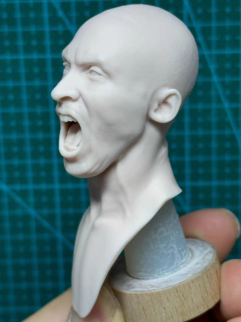 Kobe Bryant 1/6 scale unpainted head sculpt NBA