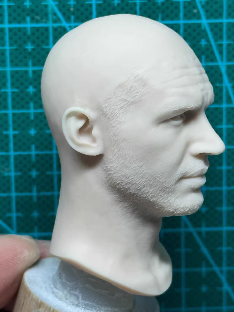 Tom Hardy 1/6 scale unpainted head sculpt