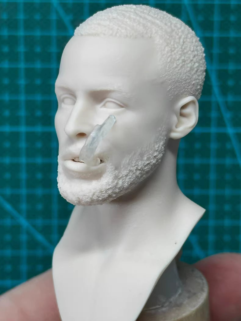 Stephen Curry 1/6 scale unpainted head sculpt NBA