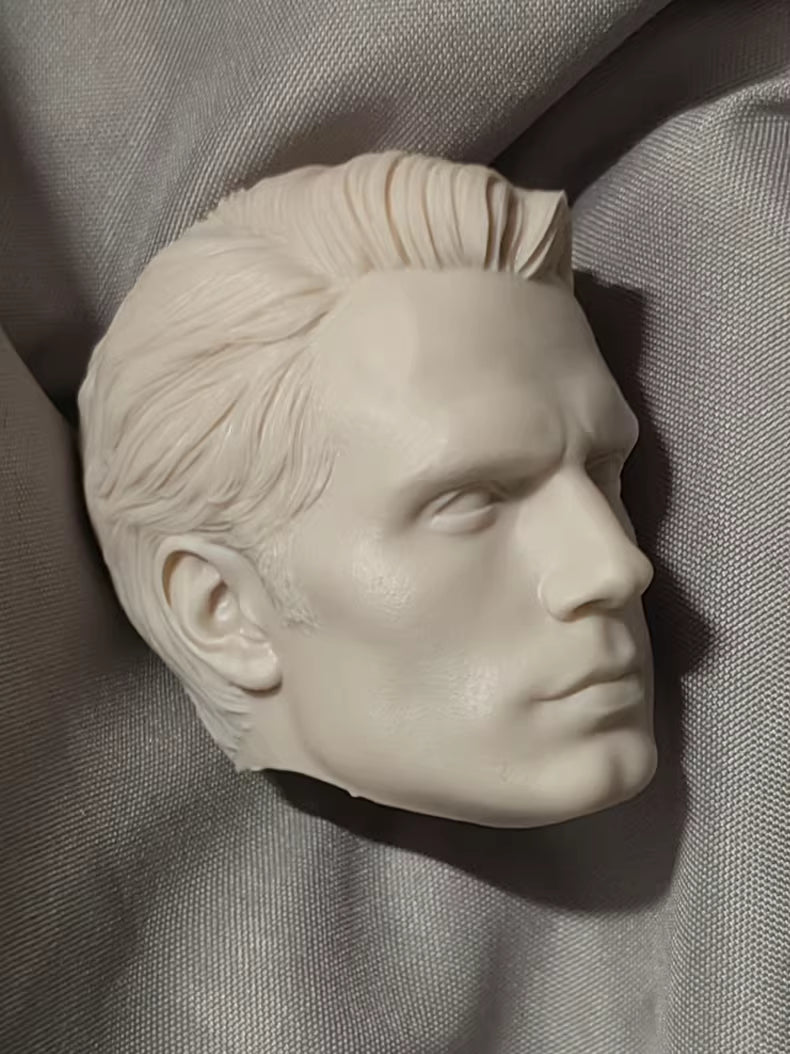 Henry Cavill Superman 1/6 scale unpainted head sculpt