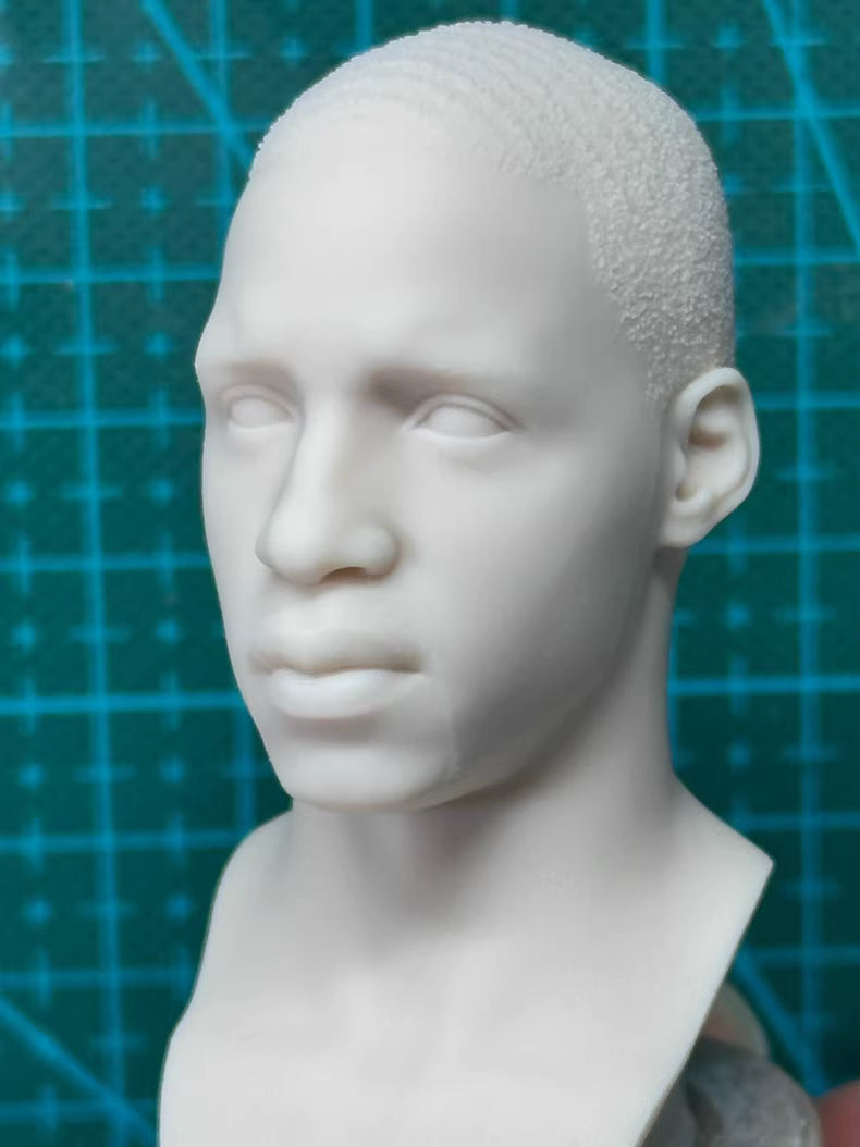 Tracy McGrady 1/6 scale unpainted head sculpt