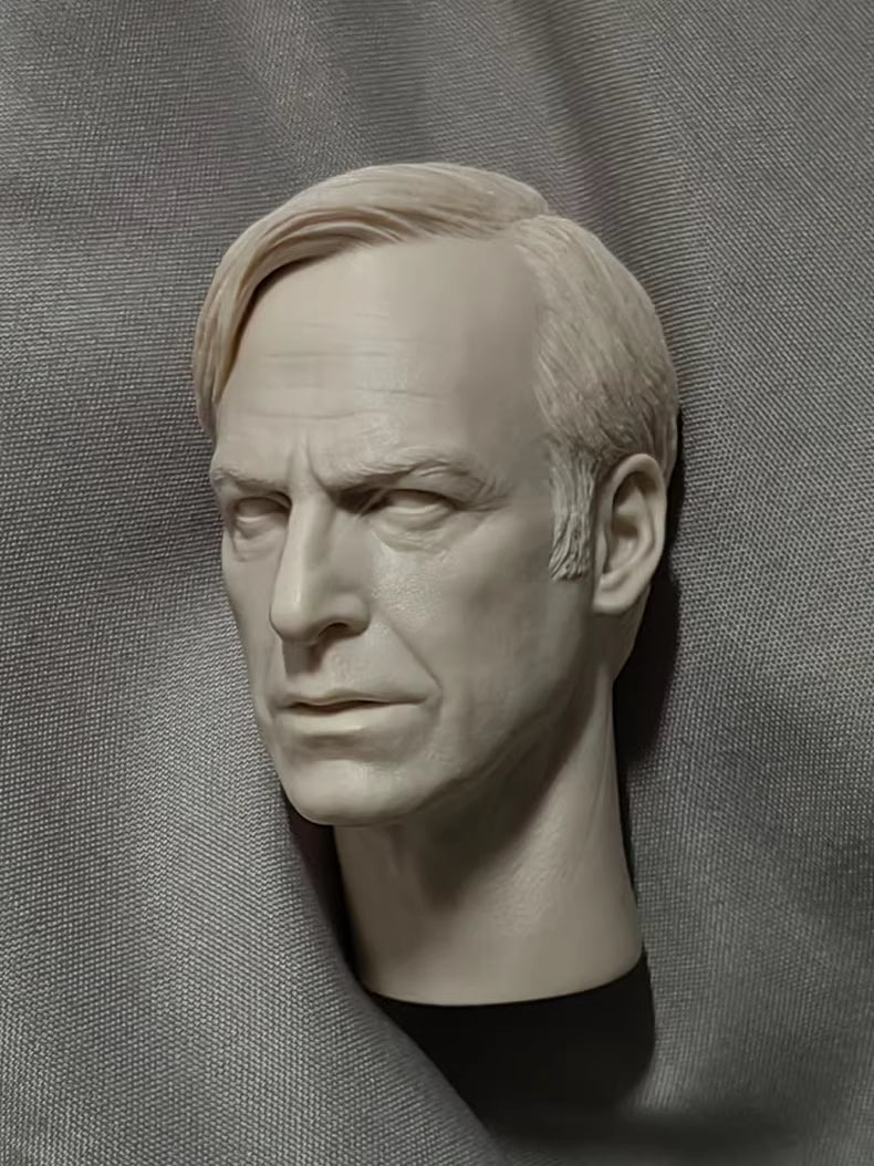 Bob Odenkirk Saul Goodman 1/6 scale unpainted head sculpt