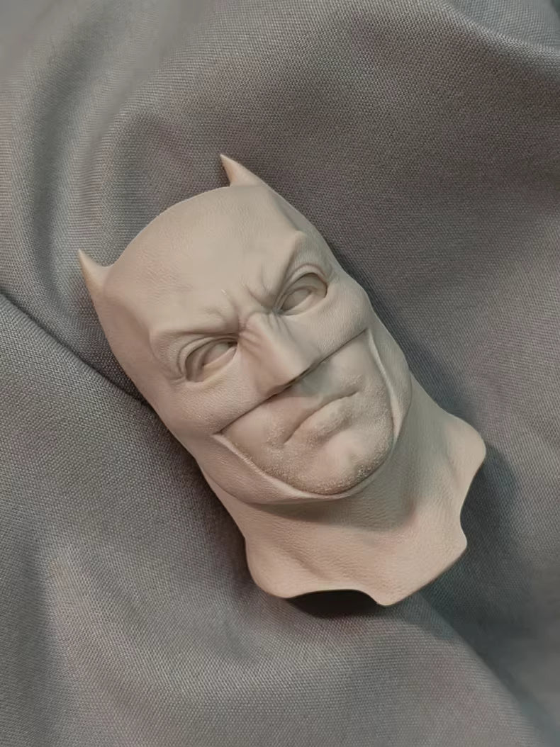 Batman 1/6 scale unpainted head sculpt