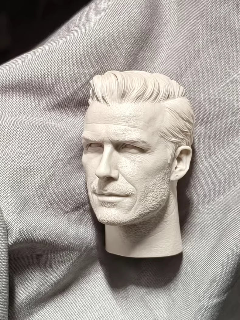 David Robert Joseph Beckham 1/6 scale unpainted head sculpt