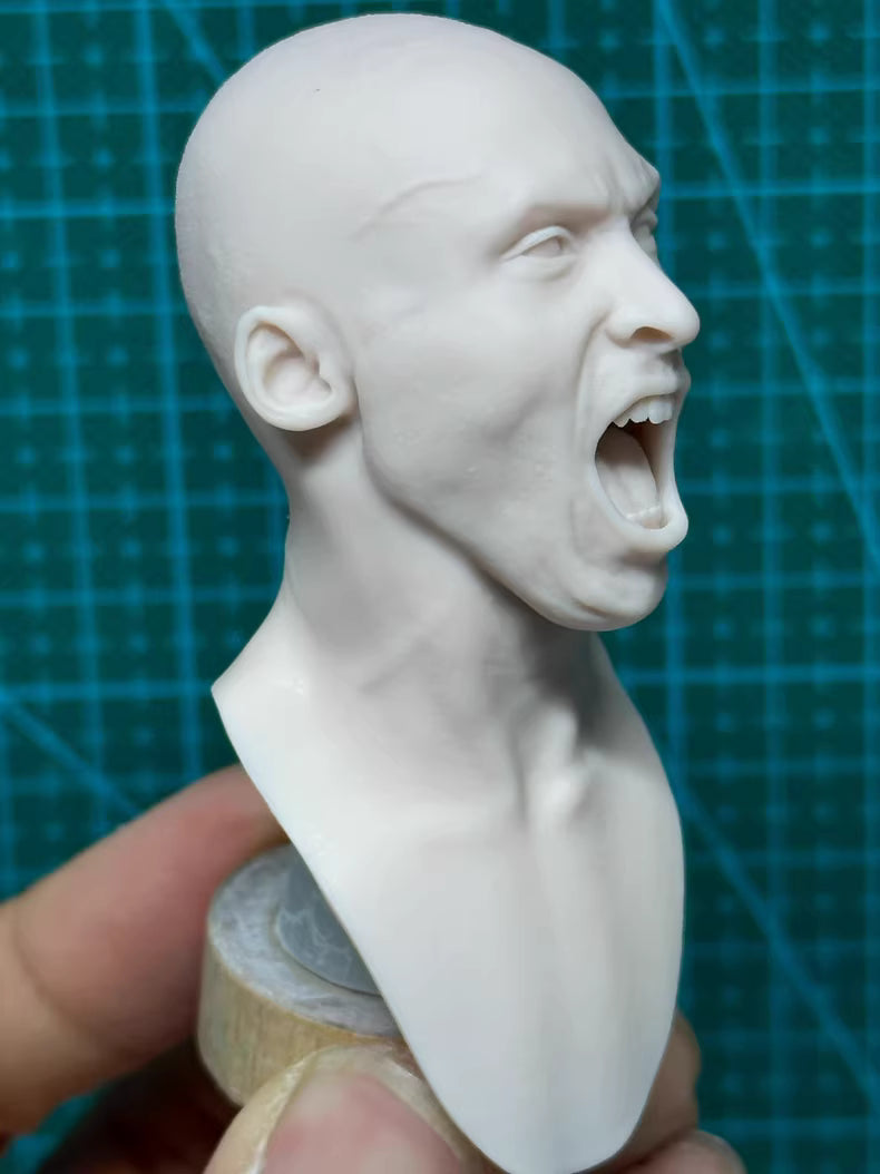 Kobe Bryant 1/6 scale unpainted head sculpt NBA