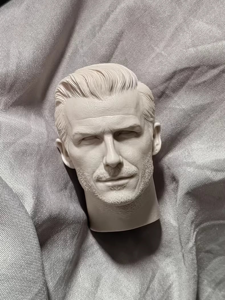 David Robert Joseph Beckham 1/6 scale unpainted head sculpt