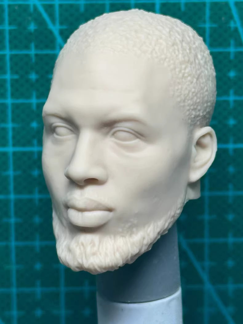 Damian Lillard 1/6 scale unpainted head sculpt