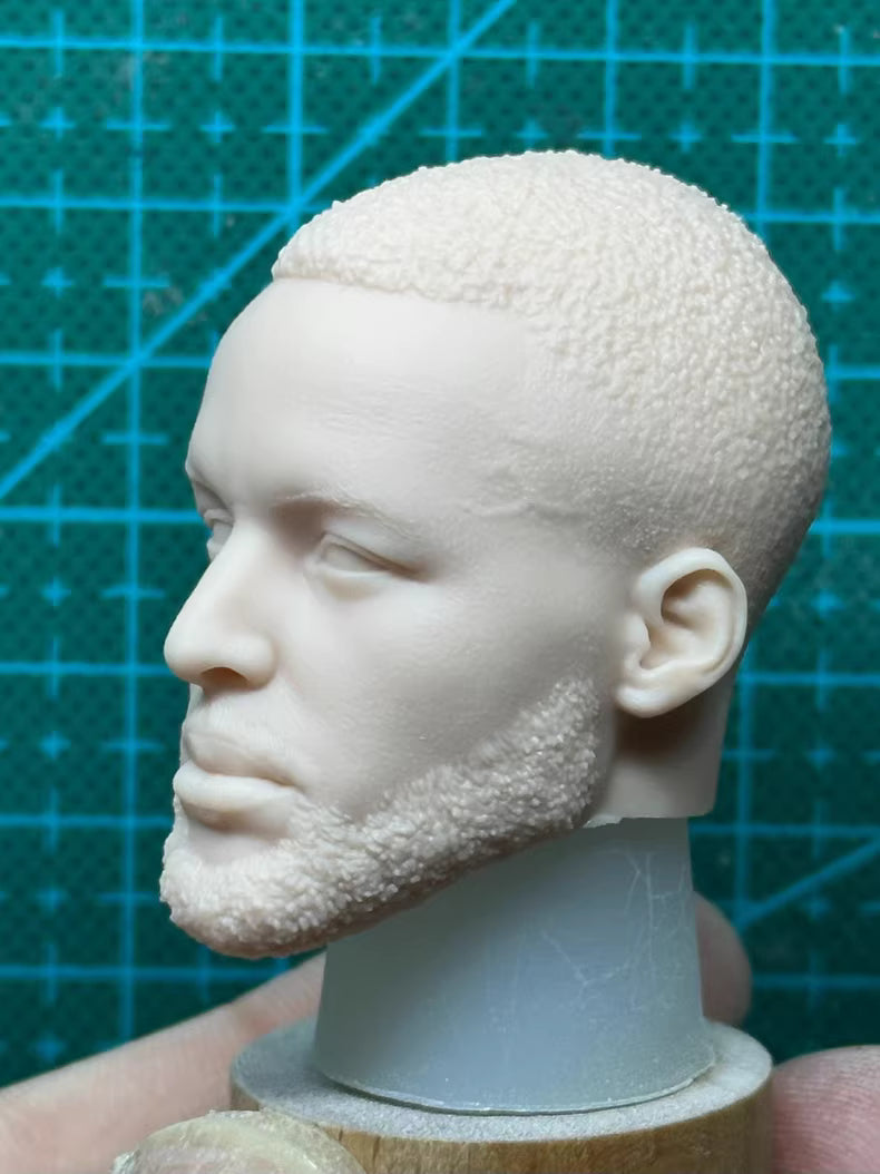 Stephen Curry 1/6 scale unpainted head sculpt