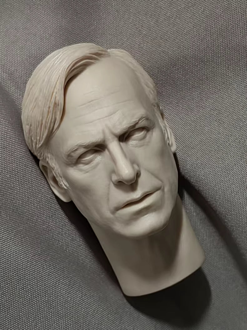 Bob Odenkirk Saul Goodman 1/6 scale unpainted head sculpt
