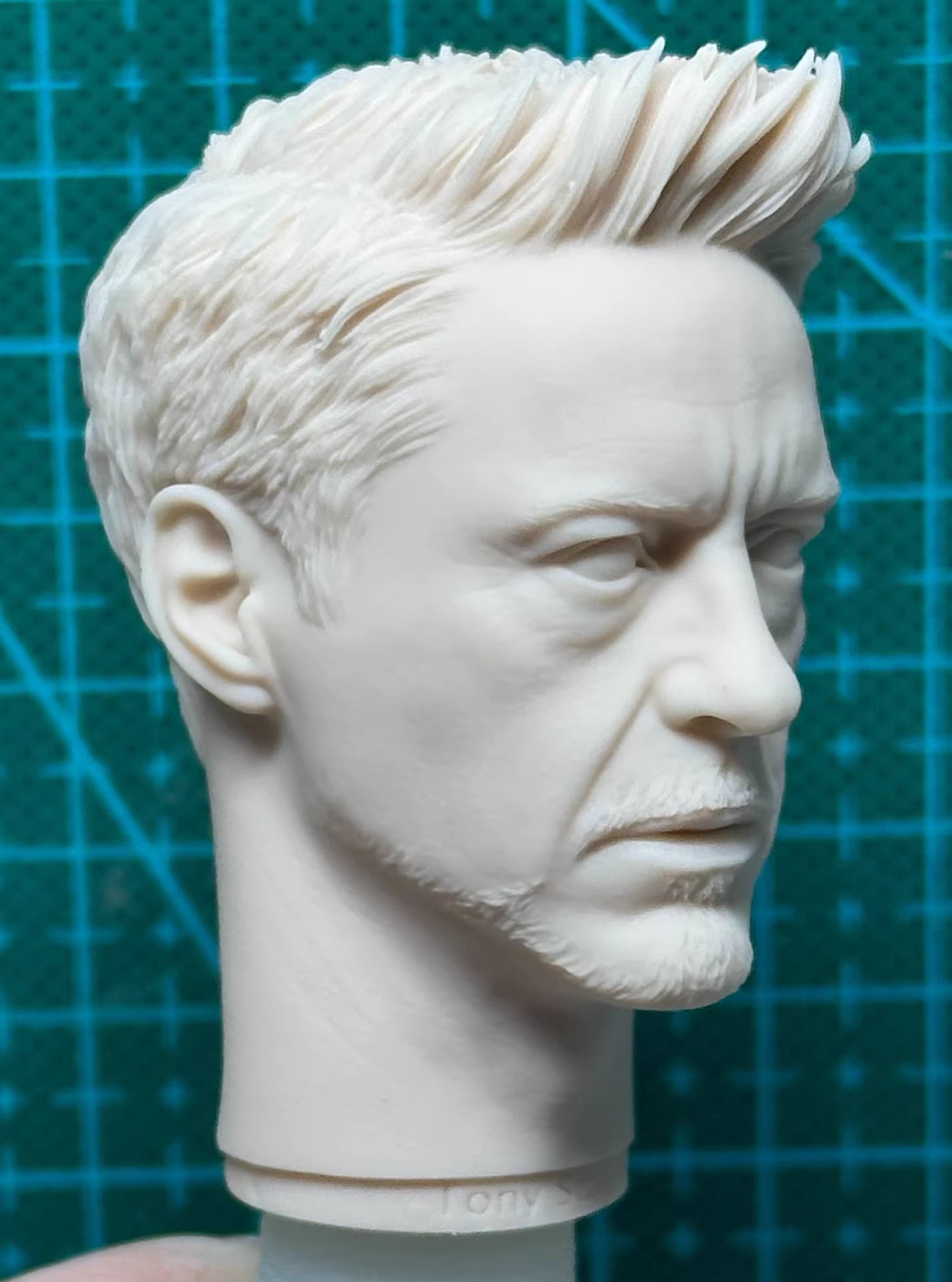 Robert Downey Jr. Iron man 1/6 scale unpainted head sculpt