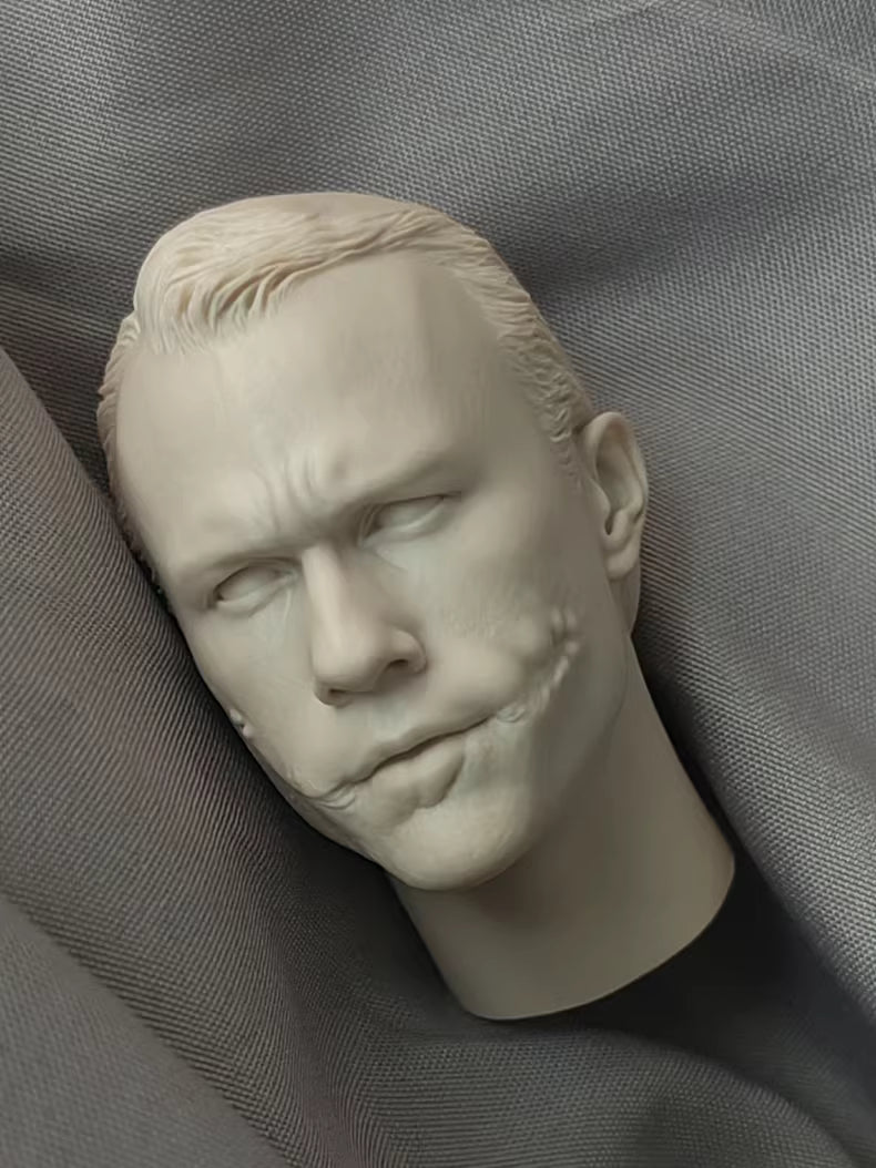 Heath Ledger Joker 1/6 scale unpainted head sculpt