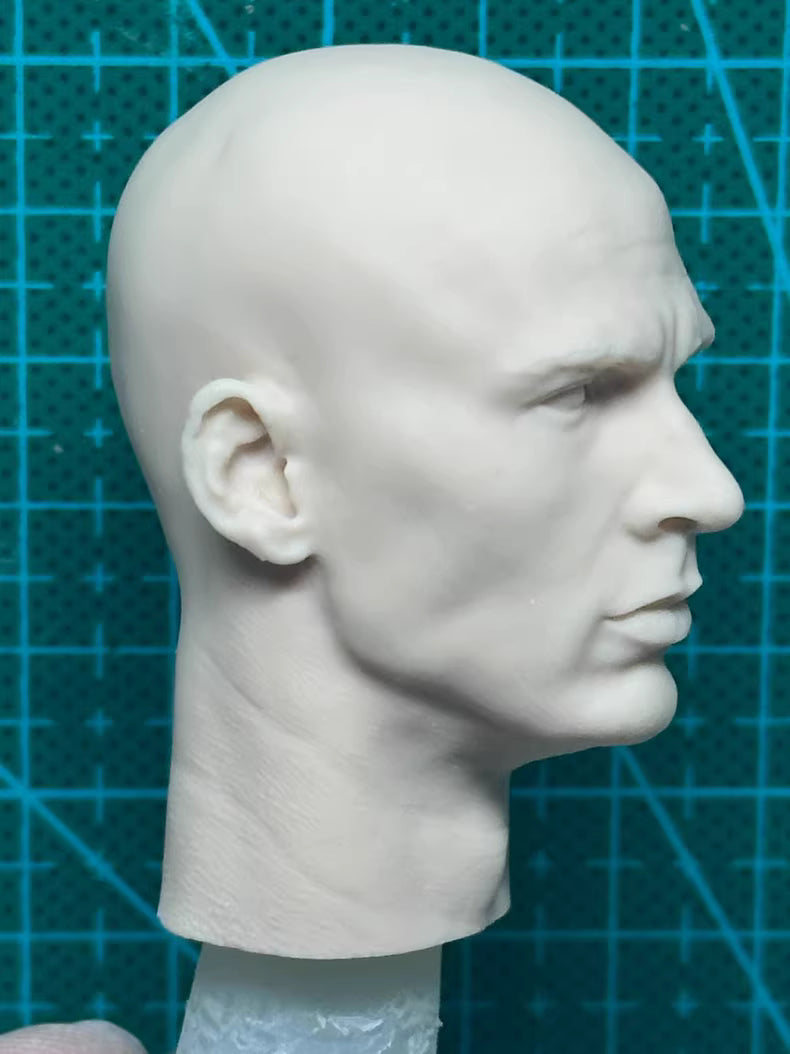 Chris Evans 1/6 scale unpainted head sculpt Captain America Steven Rogers