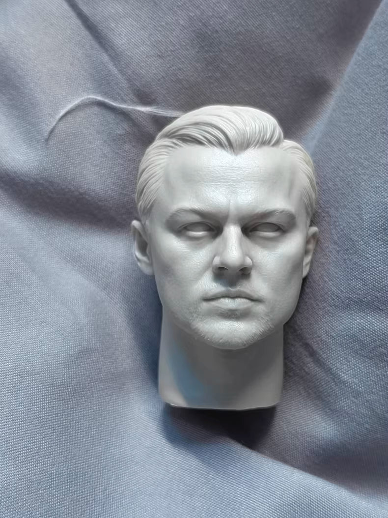 Leonardo Wilhelm DiCaprio 1/6 scale unpainted head sculpt
