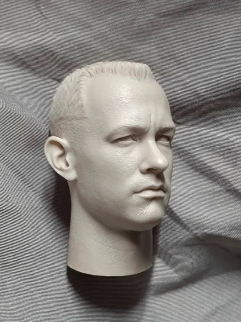 Tom Hanks Forrest Gump 1/6 scale unpainted head sculpt