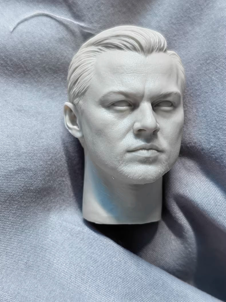 Leonardo Wilhelm DiCaprio 1/6 scale unpainted head sculpt