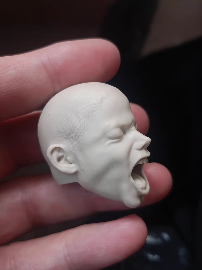 Michael Jackson MJ 1/6 scale unpainted head sculpt