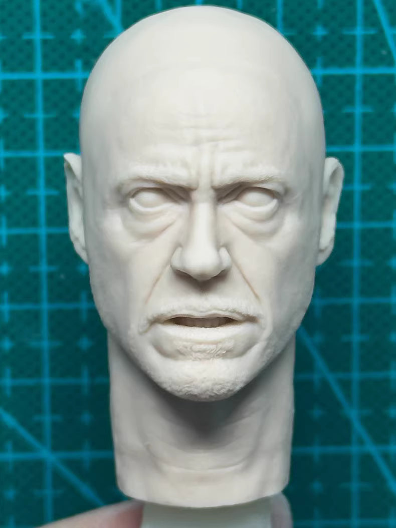 Robert Downey Jr. 1/6 scale unpainted head sculpt