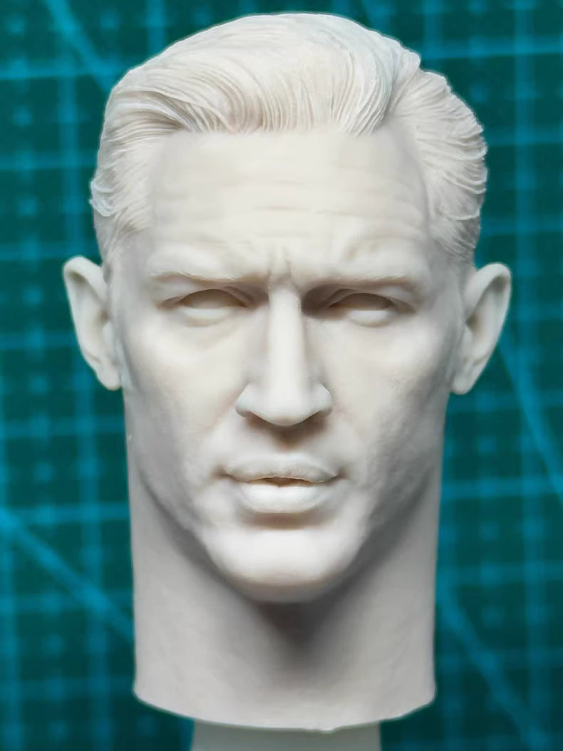 Tom Hardy 1/6 scale unpainted head sculpt