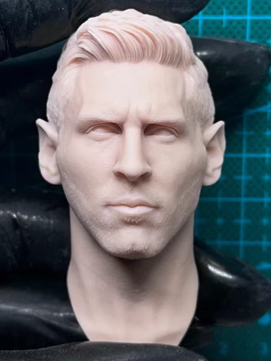Lionel Messi 1/6 scale unpainted head sculpt