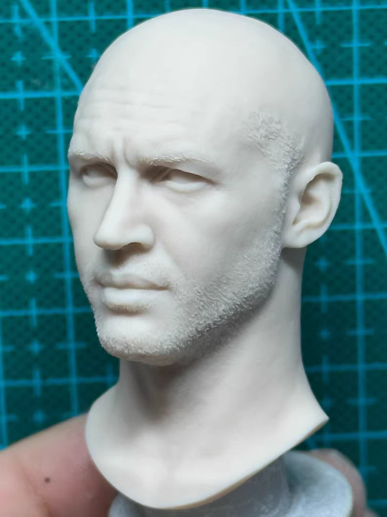 Tom Hardy 1/6 scale unpainted head sculpt