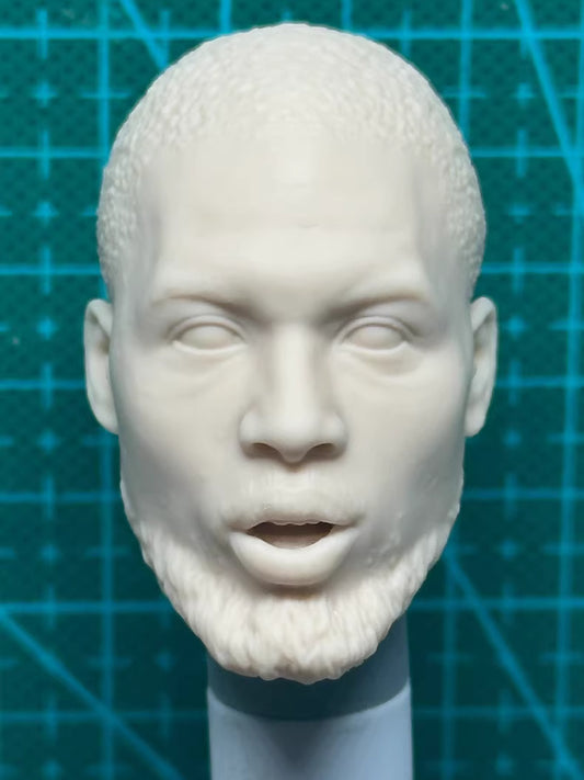 Damian Lillard 1/6 scale unpainted head sculpt