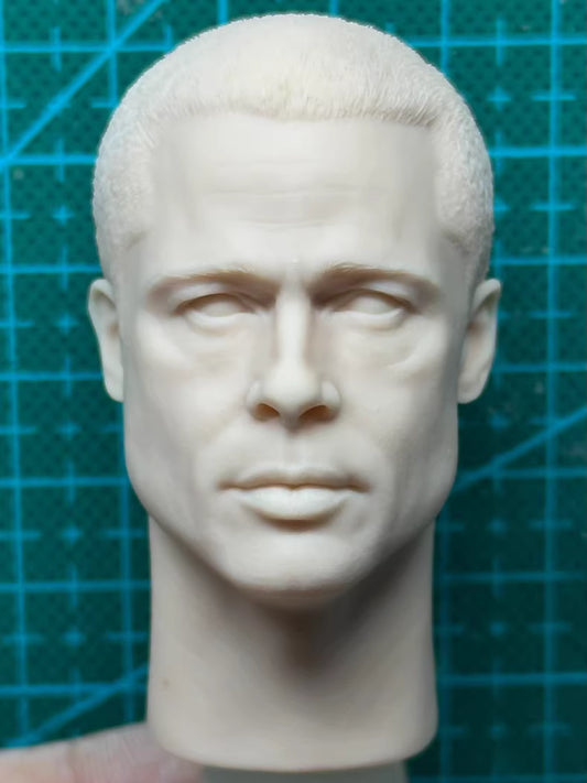 Brad Pitt 1/6 scale unpainted head sculpt