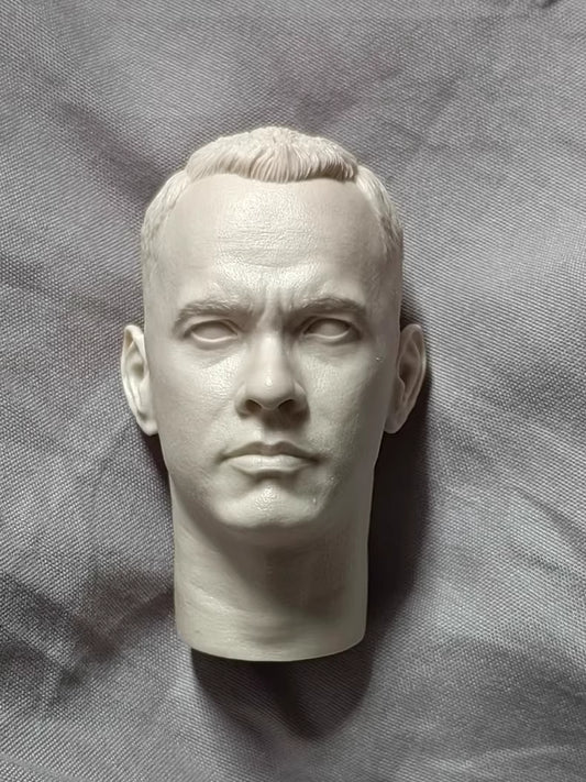 Tom Hanks Forrest Gump 1/6 scale unpainted head sculpt