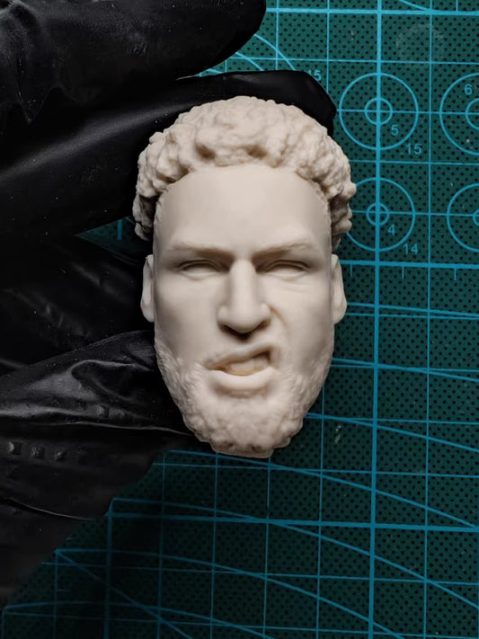 Klay Thompson 1/6 scale unpainted head sculpt