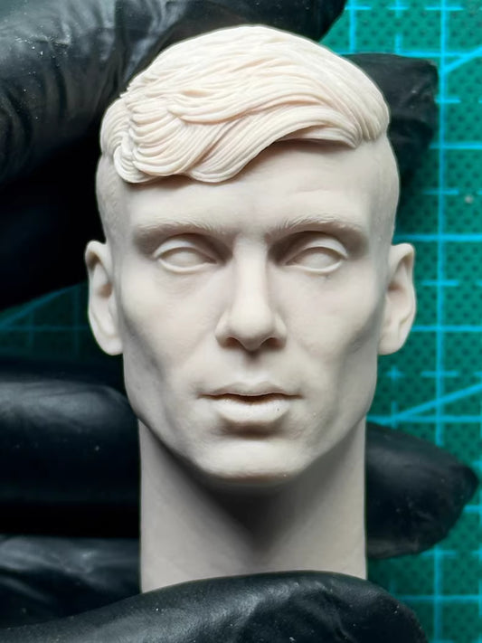 Cillian Murphy Peaky Blinders 1/6 scale unpainted head sculpt