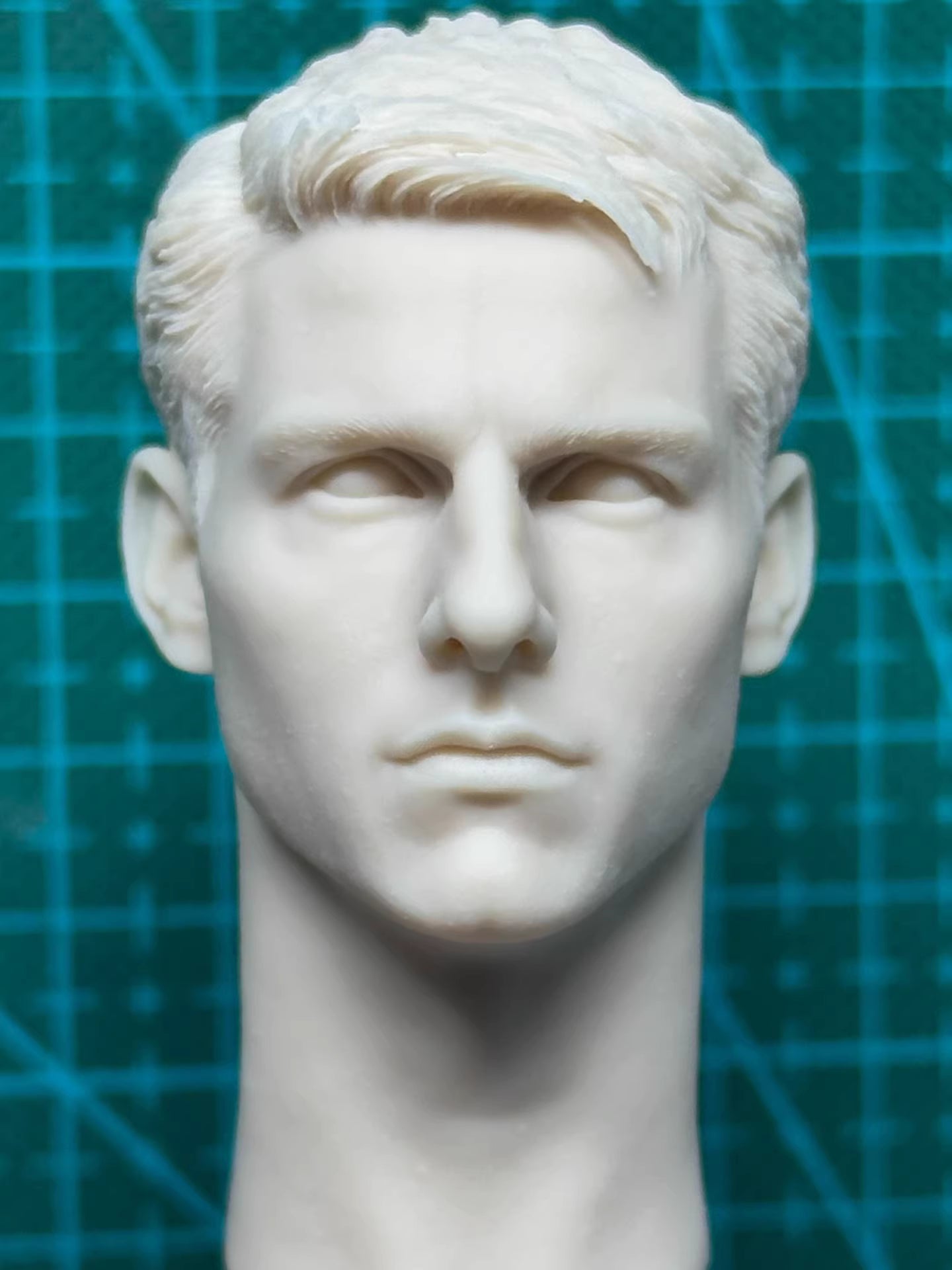 Tom Cruise Top Gun 1/6 scale unpainted head sculpt