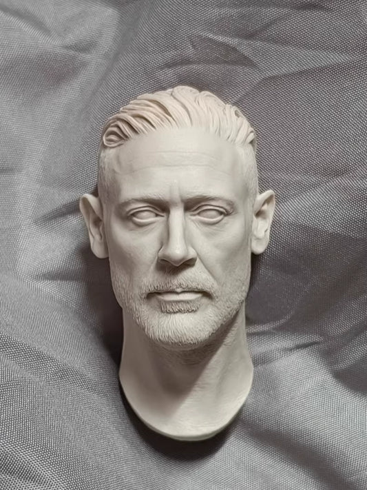 Jeffrey Dean Morgan The Walking Dead Negan 1/6 scale unpainted head sculpt
